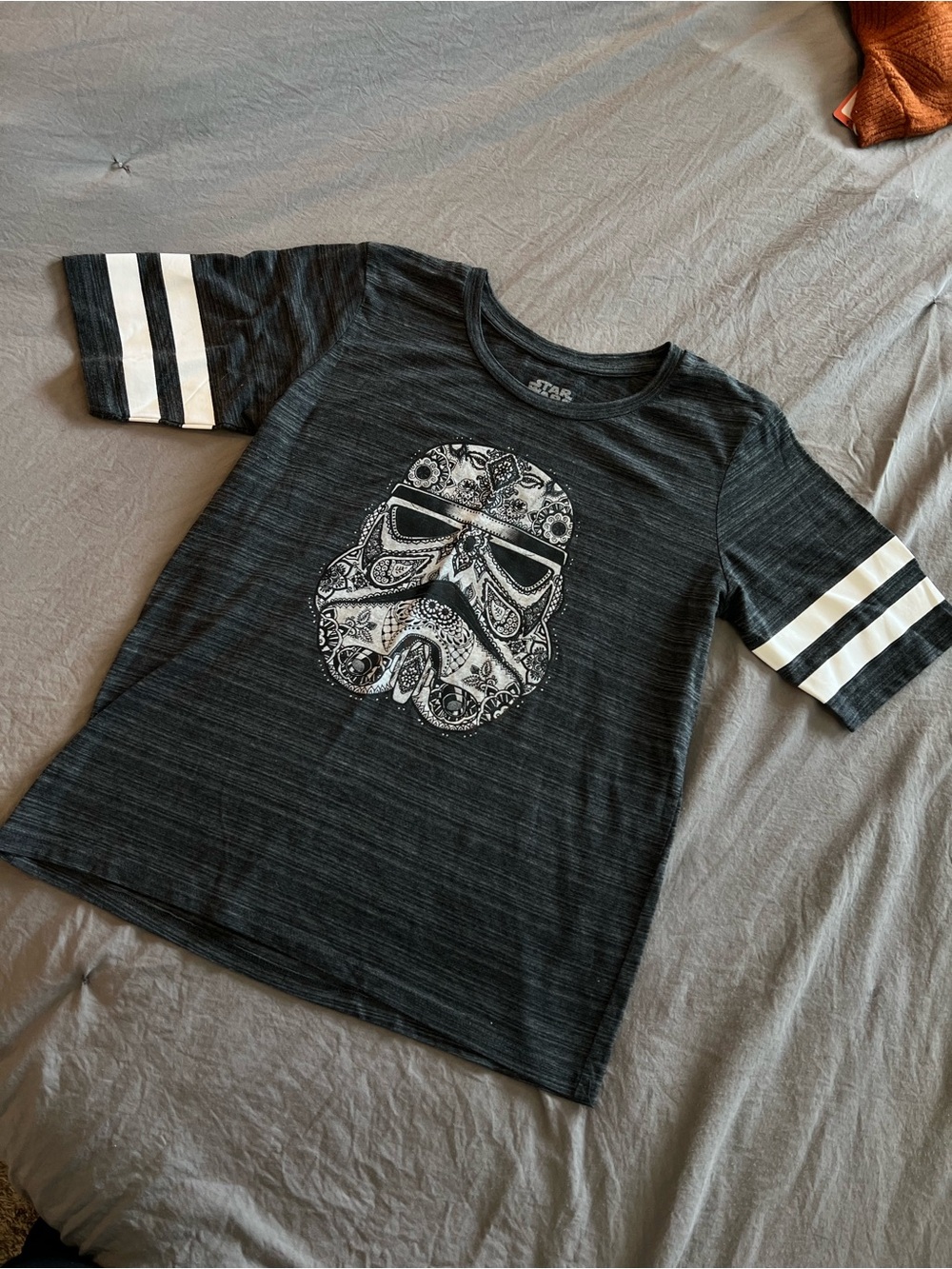 Star Wars Black 🖤 Short-Sleeve Tee with White Stormtrooper Design